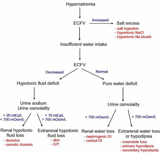 causes of hypernatremia